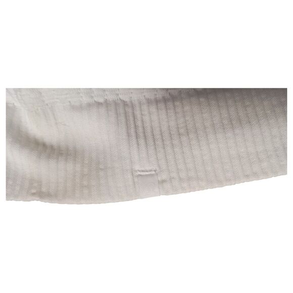 Lululemon Top 4 Womens White Rest Less Pullover Any Nylon Shirt Breathable Solid - Picture 3 of 5